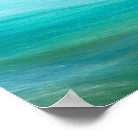 Vor den Wasserfällen Poster (Ecke)