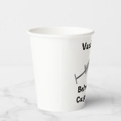 Vor der Anwendung impfen Pappbecher (Rechts)