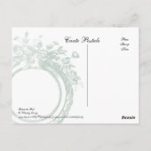 Vor der Ball-Postkarte Postkarte (Rückseite)