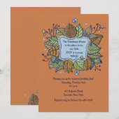 Vor der Blätter-Fall-Einladung Einladung (Vorne/Hinten)