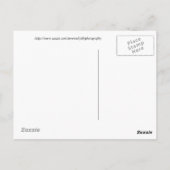 Vor der Blüte Arizona Postkarte (Rückseite)