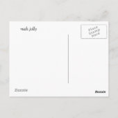 Vor der Blüte Postkarte (Rückseite)