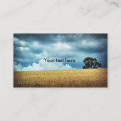 Vor der Ernte Visitenkarteschablone Visitenkarte (Rückseite)