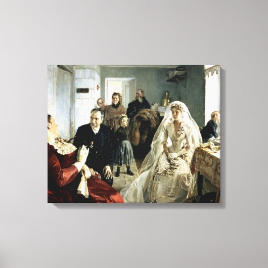 Vor der Hochzeit, 1880er Leinwanddruck (Vorderseite)