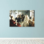 Vor der Hochzeit, 1880er Leinwanddruck (Insitu (Holzboden))