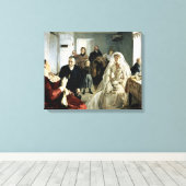 Vor der Hochzeit, 1880er Leinwanddruck (Insitu (Holzboden))