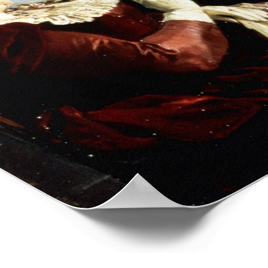 Vor der Hochzeit, 1880er Poster (Ecke)