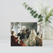 Vor der Hochzeit, 1880er Postkarte (Stehend Vorderseite)