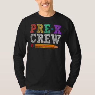 Vor der K-Crew voraktives Lehrpersonal zurück zur T-Shirt