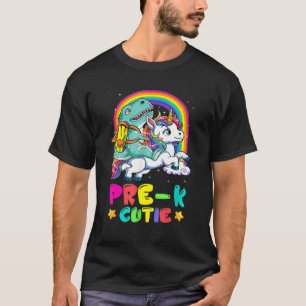 Vor der K-Süsse fahren Einhorn zurück zur Schule T-Shirt