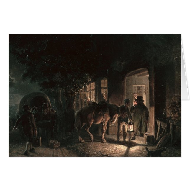 Vor der Kneipe 1843 (Vorderseite (Horizontal))