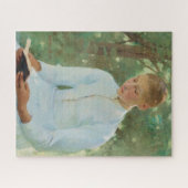 Vor der Konfirmation von Helene Schjerfbeck Puzzle (Horizontal)