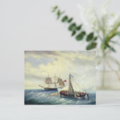 Vor der Küste der Insel Nargen Postkarte (Stehend Vorderseite)