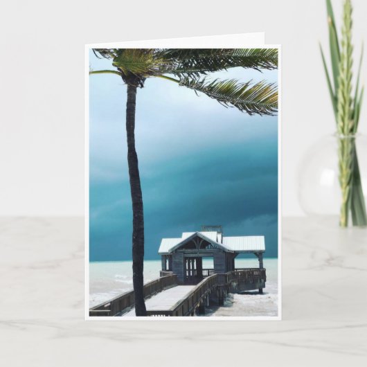 Vor der leerstehenden Storm-Karte<Blank Inside> Einladung (Vorderseite)