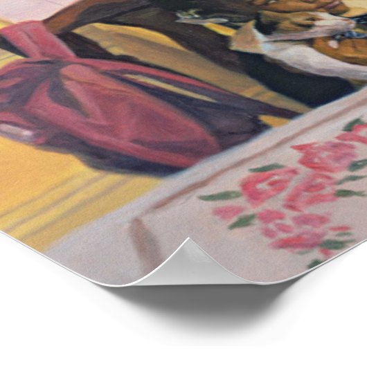 Vor der Schule 1991 Poster (Ecke)