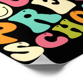 Vor der Schule Abschluss Groovy am letzten Schulta Poster (Ecke)