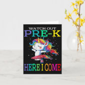 Vor der Schule komme ich wieder zur Schule Karte (Gelbe Blume)