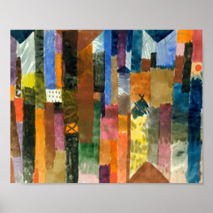 Vor der Stadt: Paul Klee 1915 Poster