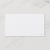 Vor der Storm Business Card Visitenkarte (Rückseite)