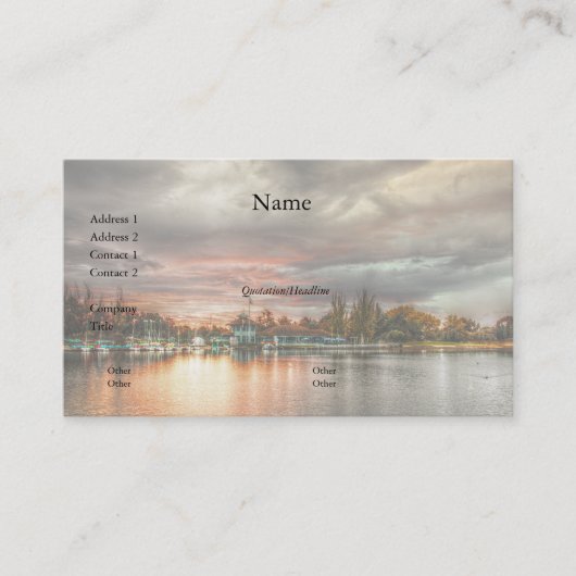 Vor der Storm Business Card Visitenkarte (Vorderseite)