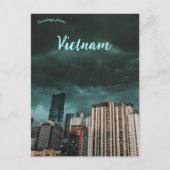Vor einem Gewitter in Hanoi und Vietnam Postkarte (Vorderseite)