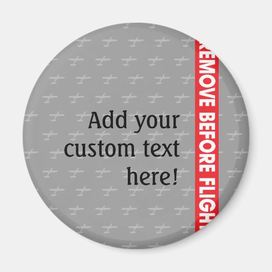 Vor Flug entfernen - Avaiation Magnet (Vorne)