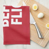 Vor Flug entfernen Küchentuch (Viertel Falte)