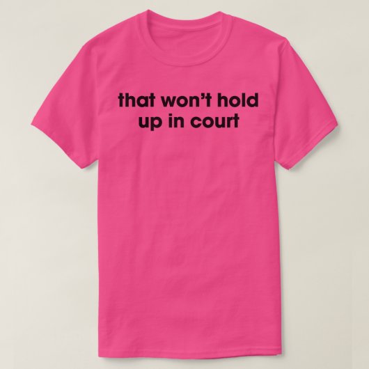 vor Gericht 1 T-Shirt (Design vorne)