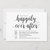 Vor glücklich überhaupt nach Proben-Abendessen Einladung (Vorderseite)