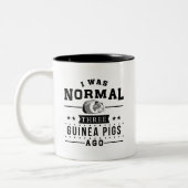 Vor ich war normalen drei Meerschweinchen Zweifarbige Tasse (Links)