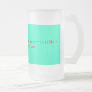 vor jugendlich Anime-Tasse Mattglas Bierglas