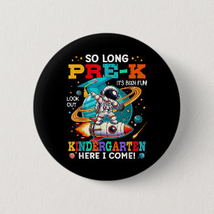 Vor-k Abschluss Funny Preschool Graduate Boys Gir Button