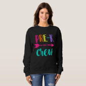 Vor-K Crew Lehrer Erster Schultag Sweatshirt (Vorne ganz)