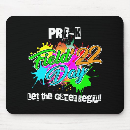 Vor-K Field Day 2022 Lass The Games Begin for Teac Mousepad (Vorne)