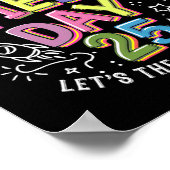 Vor-k Field Day 2025 Lass The Games Begin Kids Tea Poster (Ecke)