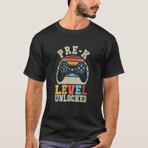 Vor K Level ungesicherter Gamer 1. Schultag T-Shirt