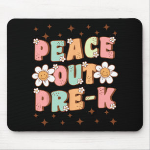 Vor-k Niedliche Groovy letzten Tag der Vorschulzei Mousepad