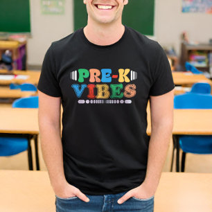 Vor-K-Prüfungen zurück an Schullehrer Schüler im V T-Shirt