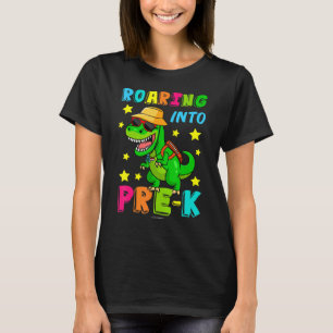 Vor K Roaring in Pre K Dinosaur Rex Student Teac T-Shirt
