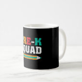 Vor-K-Schulleiter der Squad Student School Matchin Kaffeetasse (VorderseiteRechts)