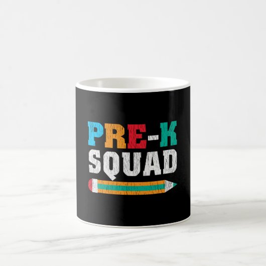 Vor-K-Schulleiter der Squad Student School Matchin Kaffeetasse (Mittel)