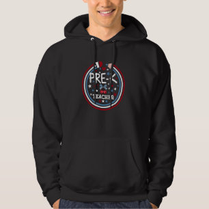 Vor-K Squad Lehrer Stars Coquette Cherry School Hoodie