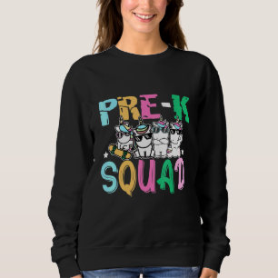 Vor-K Squad Unicorn-Vorschullehrerin Sweatshirt