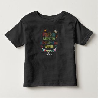 Vor K, wo das Abenteuer Kinder erwartet Kleinkind T-shirt