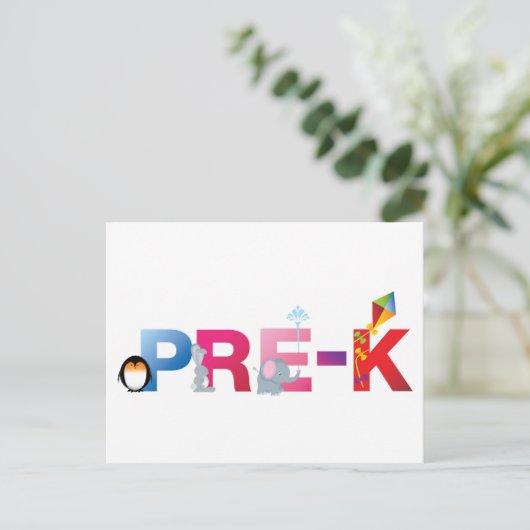 vor k-Wort Postkarte (Stehend Vorderseite)