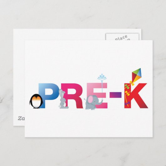 vor k-Wort Postkarte (Vorne/Hinten)