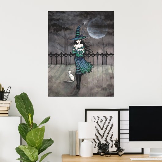 Vor Mitternacht Hexenkuchen-Plakat Poster (Heimbüro)