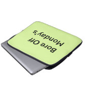Vor Montag, der sarkastische Laptop-Sieb Laptopschutzhülle (Vorne Knopf)