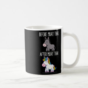 Vor Muay Thai Unicorn Kämpfen Boxing Kaffeetasse