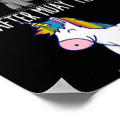 Vor Muay Thai Unicorn Kämpfen Boxing Poster (Ecke)